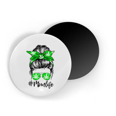 Weed Mom Life Smoker Pot Leaf Cannabis Marijuana Stoner 420 Magnet