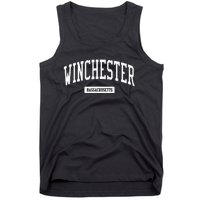 Winchester Massachusetts Ma Vintage Athletic Sports Design Tank Top