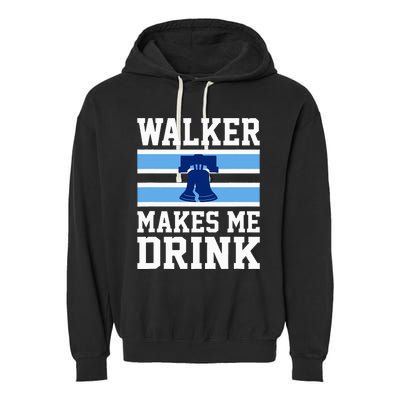 Walker Makes Me Drink Garment-Dyed Fleece Hoodie