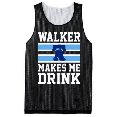 Walker Makes Me Drink Mesh Reversible Basketball Jersey Tank