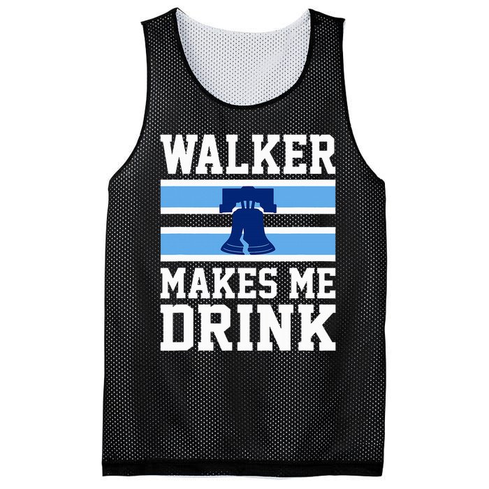 Walker Makes Me Drink Mesh Reversible Basketball Jersey Tank