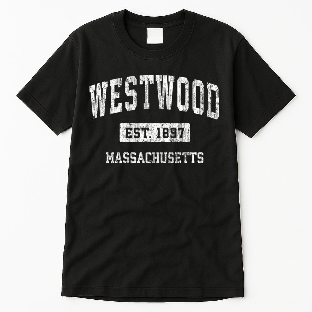 Westwood Massachusetts Ma Vintage Sports Tall T-Shirt