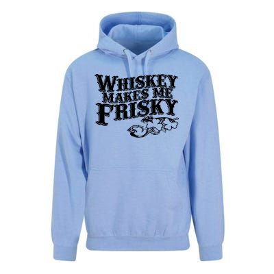 Whiskey Makes Me Frisky Men Women Casual Graphical Dress Unisex Surf Hoodie