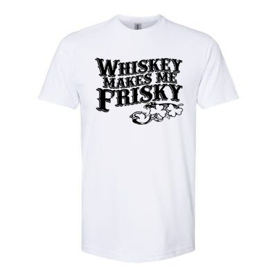 Whiskey Makes Me Frisky Men Women Casual Graphical Dress Softstyle CVC T-Shirt