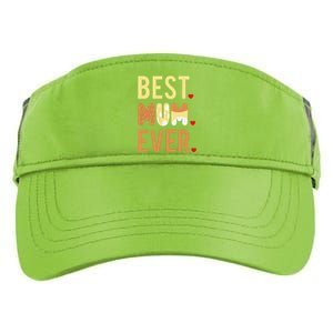 Women Mom Mothers Day Best Mom Ever Adult Drive Performance Visor