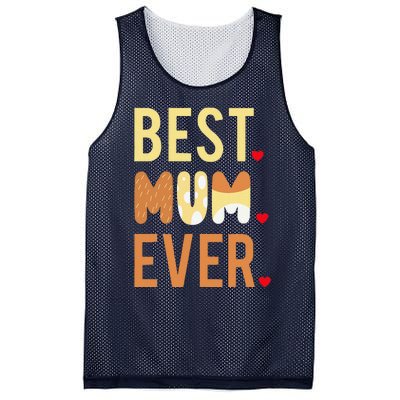 Women Mom Mothers Day Best Mom Ever Mesh Reversible Basketball Jersey Tank