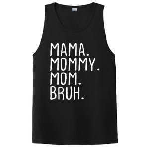 Wo Mama Mommy Mom Bruh Mommy And Me Mom Gift PosiCharge Competitor Tank