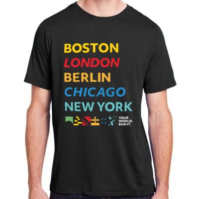 World Marathon Majors Sportiqe Adult ChromaSoft Performance T-Shirt