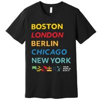 World Marathon Majors Sportiqe Premium T-Shirt