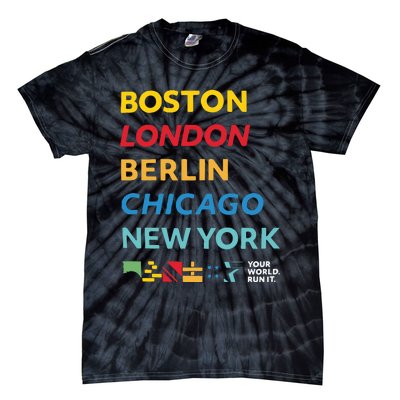 World Marathon Majors Sportiqe Tie-Dye T-Shirt