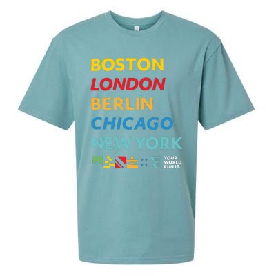 World Marathon Majors Sportiqe Sueded Cloud Jersey T-Shirt