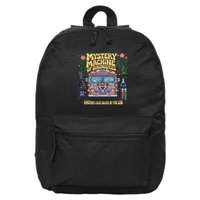 Women Mystery Machine Of Diagnostics Lab Tech Lab Week 2025  16 in Basic Backpack