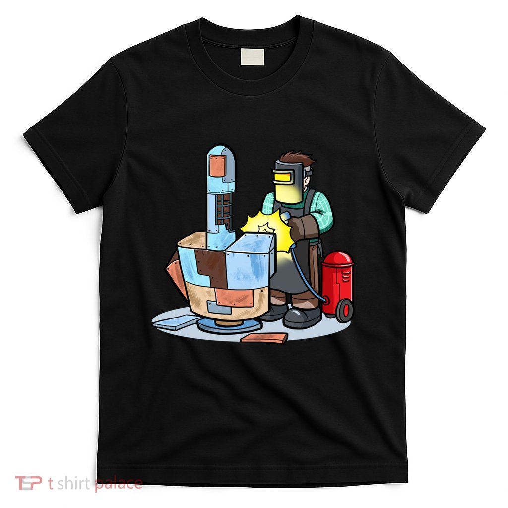 Welding Metal Middle Finger Welder T-Shirt