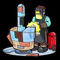 Welding Metal Middle Finger Welder 16 in Basic Backpack