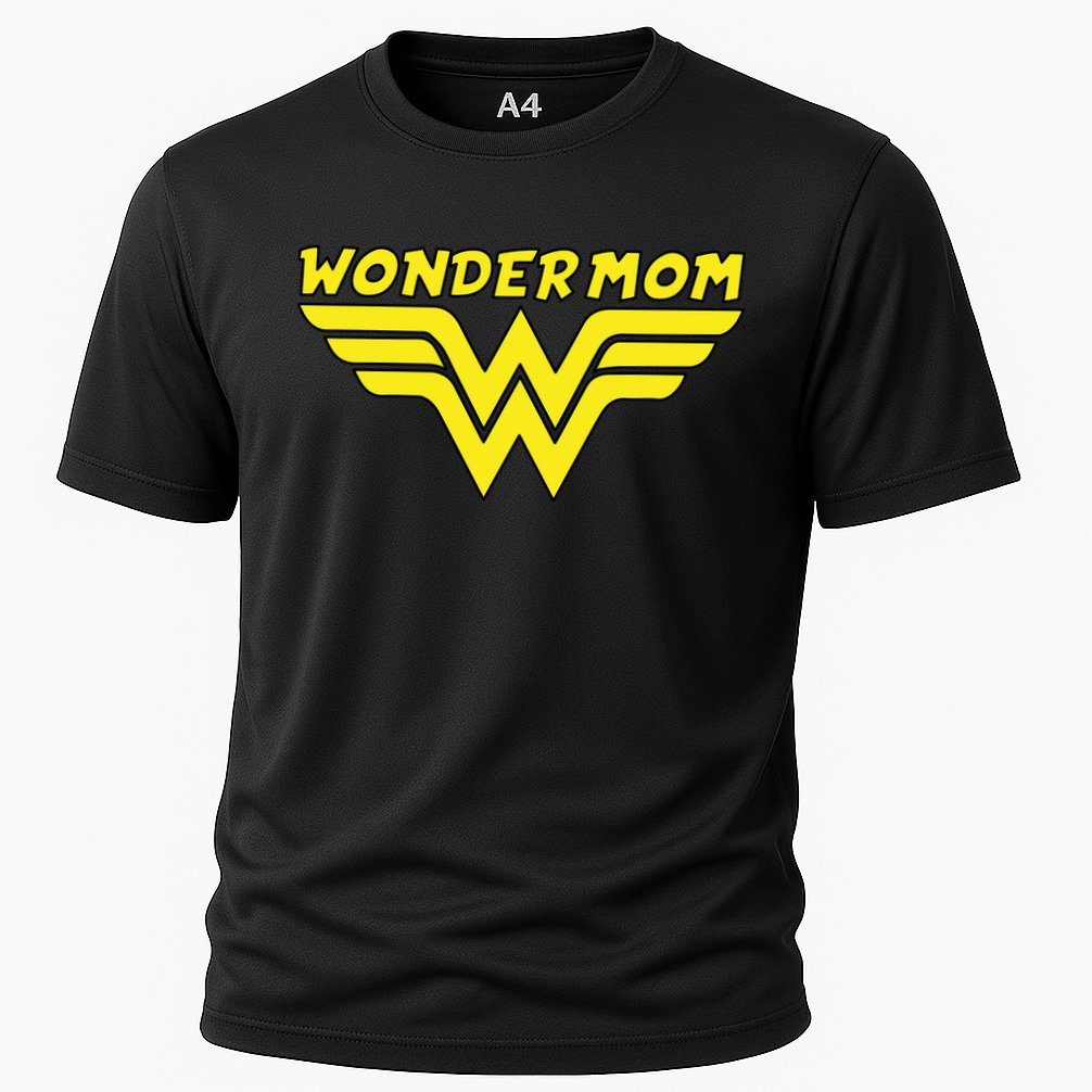 Wonder Mom Mother's Day Gift Cooling Performance Crew T-Shirt