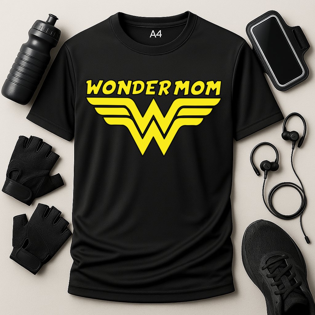 Wonder Mom Mother's Day Gift Cooling Performance Crew T-Shirt