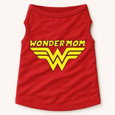 Wonder Mom Mother's Day Gift Doggie Tank