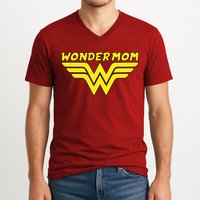 Wonder Mom Mother's Day Gift V-Neck T-Shirt