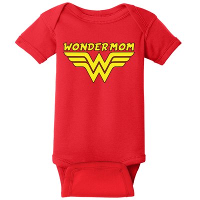 Wonder Mom Mother's Day Gift Baby Bodysuit