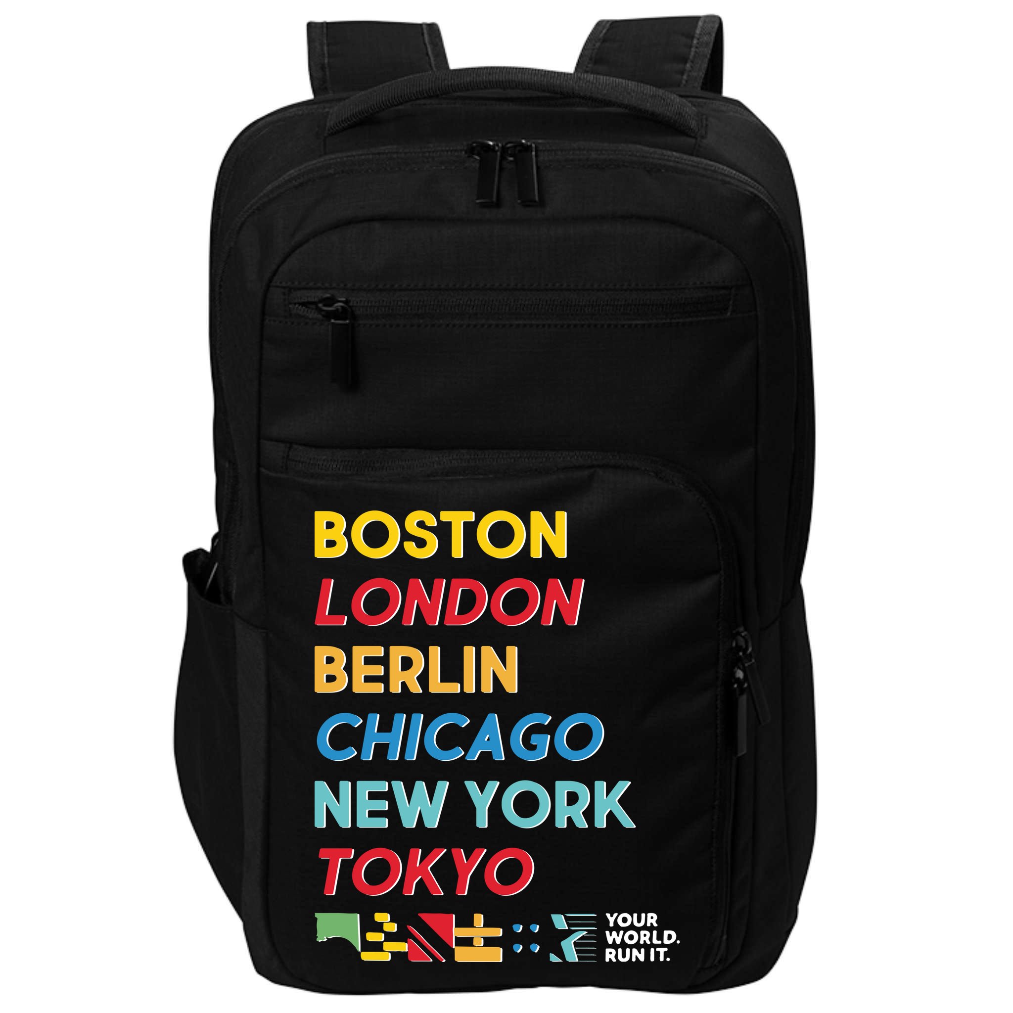 World Marathon Majors Sportiqe Impact Tech Backpack