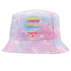 World Marathon Majors Sportiqe Tie-Dyed Bucket Hat