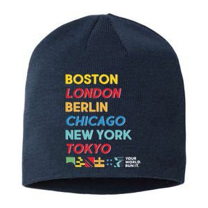 World Marathon Majors Sportiqe Sustainable Beanie