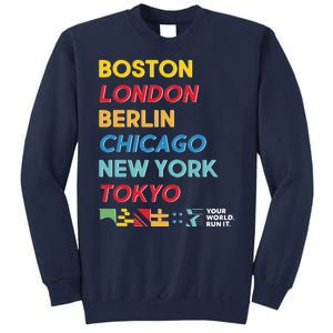 World Marathon Majors Sportiqe Tall Sweatshirt