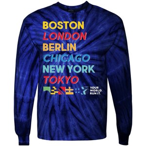 World Marathon Majors Sportiqe Tie-Dye Long Sleeve Shirt