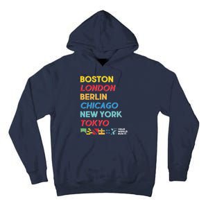 World Marathon Majors Sportiqe Tall Hoodie