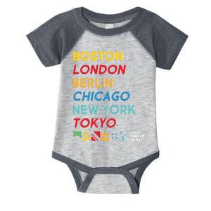 World Marathon Majors Sportiqe Infant Baby Jersey Bodysuit