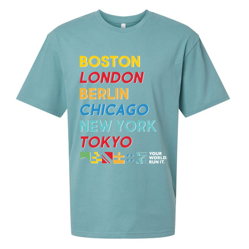 World Marathon Majors Sportiqe Sueded Cloud Jersey T-Shirt