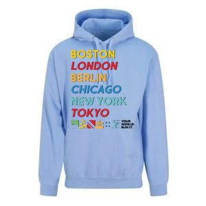 World Marathon Majors Sportiqe Unisex Surf Hoodie