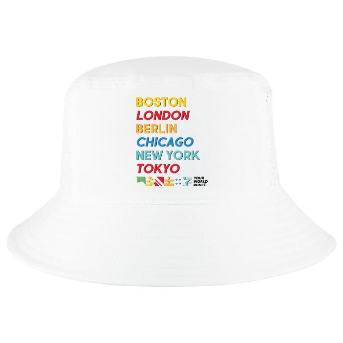 World Marathon Majors Sportiqe Cool Comfort Performance Bucket Hat