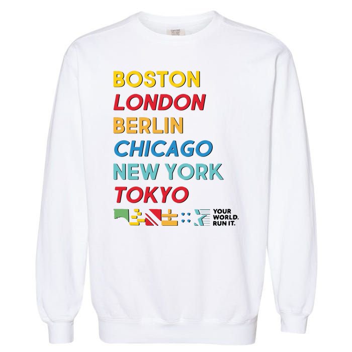 World Marathon Majors Sportiqe Garment-Dyed Sweatshirt