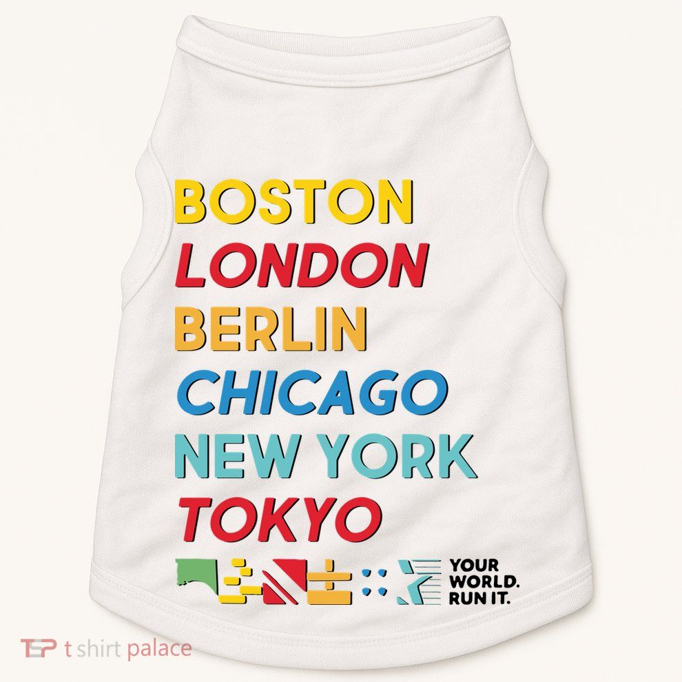 World Marathon Majors Sportiqe Doggie Tank