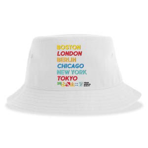 World Marathon Majors Sportiqe Sustainable Bucket Hat