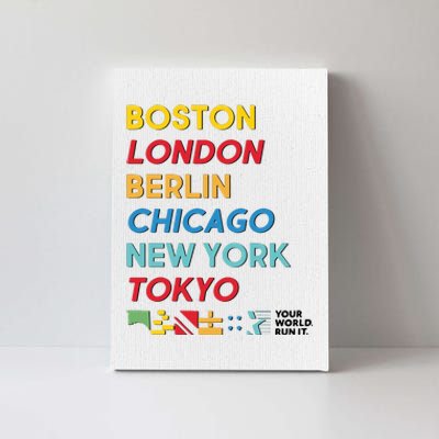 World Marathon Majors Sportiqe Canvas