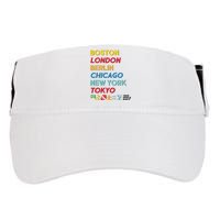 World Marathon Majors Sportiqe Adult Drive Performance Visor