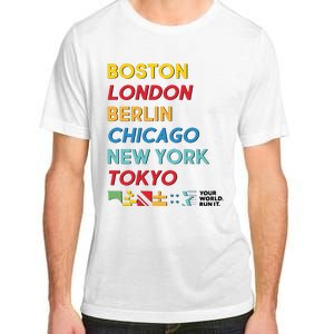 World Marathon Majors Sportiqe Adult ChromaSoft Performance T-Shirt