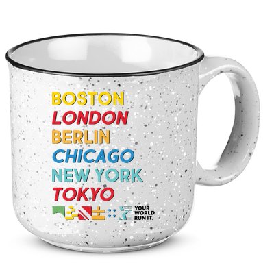 World Marathon Majors Sportiqe 15oz Campfire Ceramic Mug