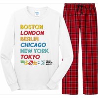 World Marathon Majors Sportiqe Long Sleeve Pajama Set