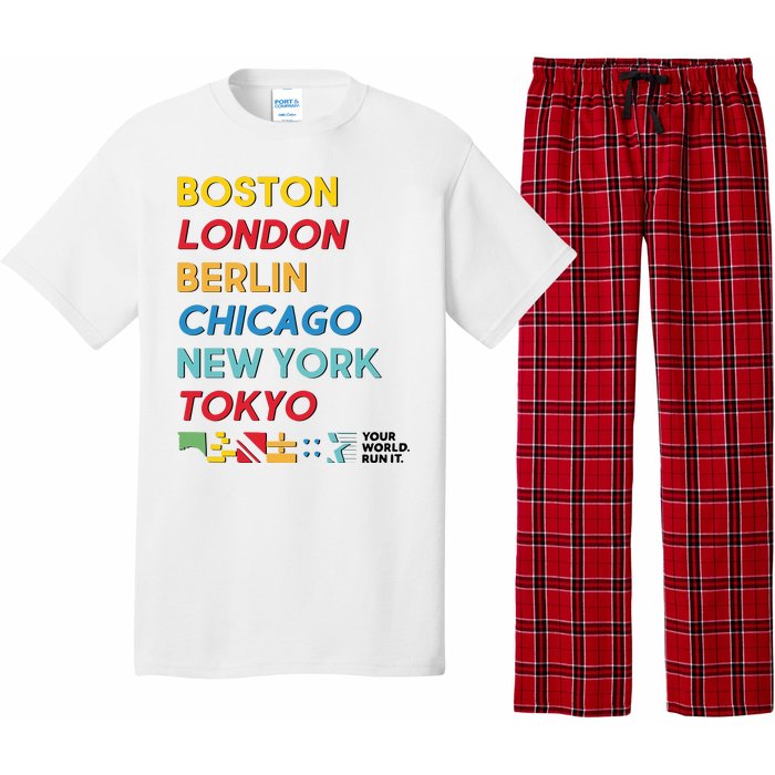 World Marathon Majors Sportiqe Pajama Set