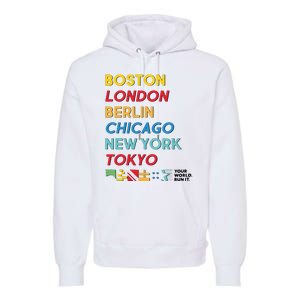 World Marathon Majors Sportiqe Premium Hoodie