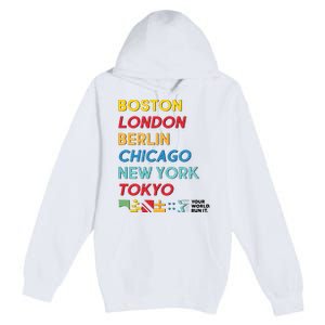 World Marathon Majors Sportiqe Premium Pullover Hoodie