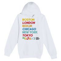 World Marathon Majors Sportiqe Premium Pullover Hoodie