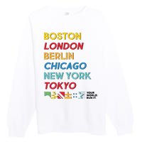 World Marathon Majors Sportiqe Premium Crewneck Sweatshirt