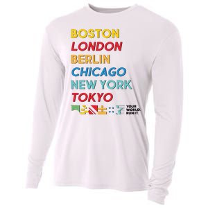 World Marathon Majors Sportiqe Cooling Performance Long Sleeve Crew