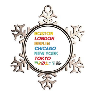 World Marathon Majors Sportiqe Metallic Star Ornament