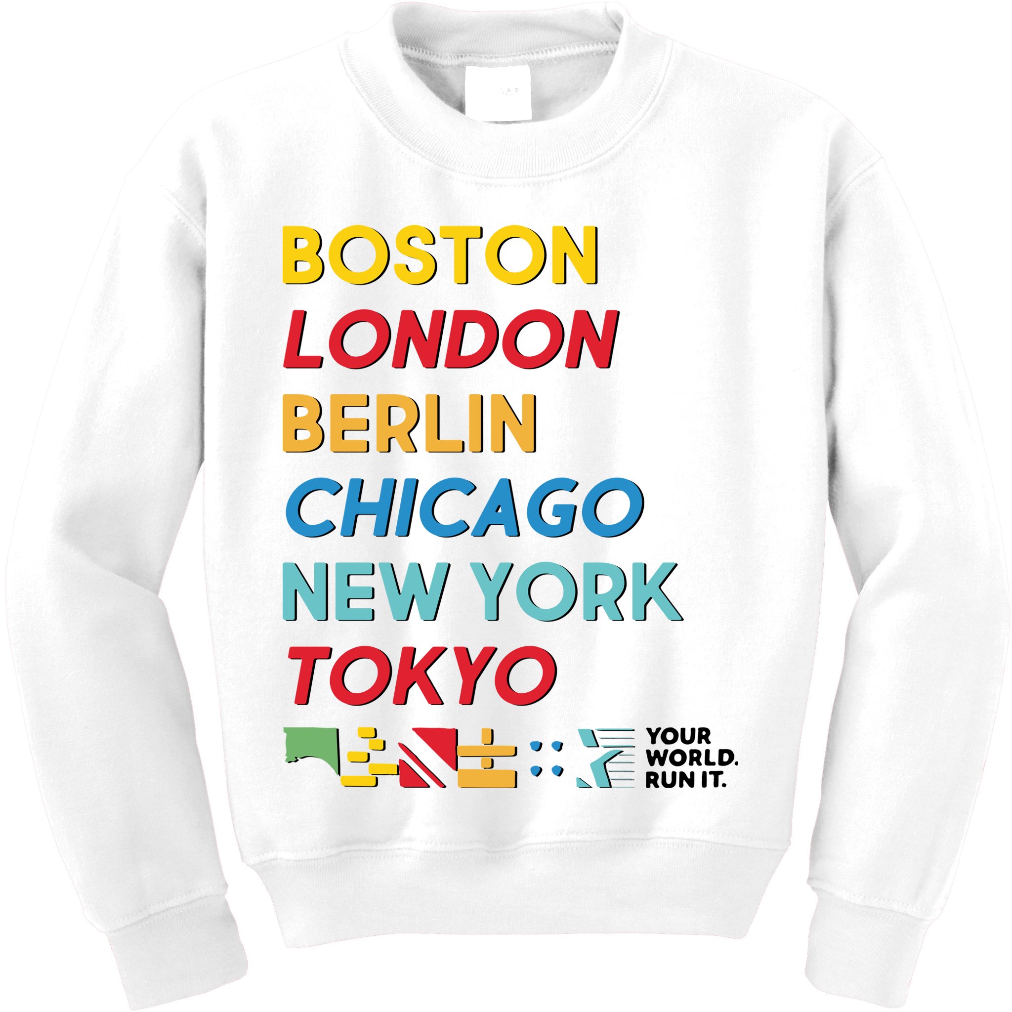 World Marathon Majors Sportiqe Kids Sweatshirt