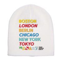 World Marathon Majors Sportiqe Short Acrylic Beanie